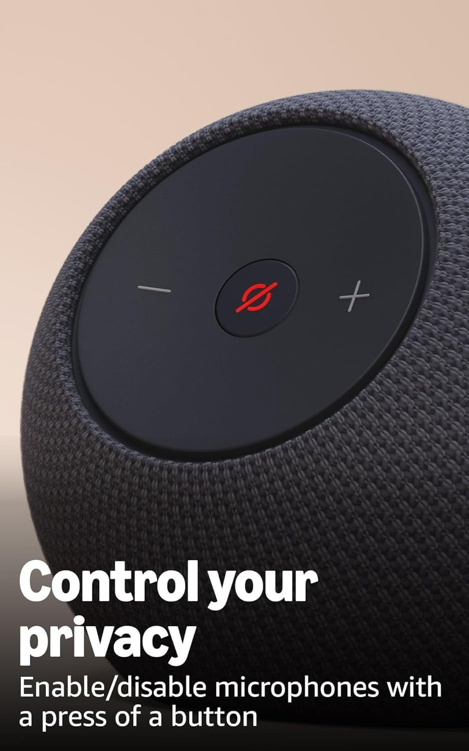 Echo Dot Max (Newest Model) Stereo Pair, Graphite
