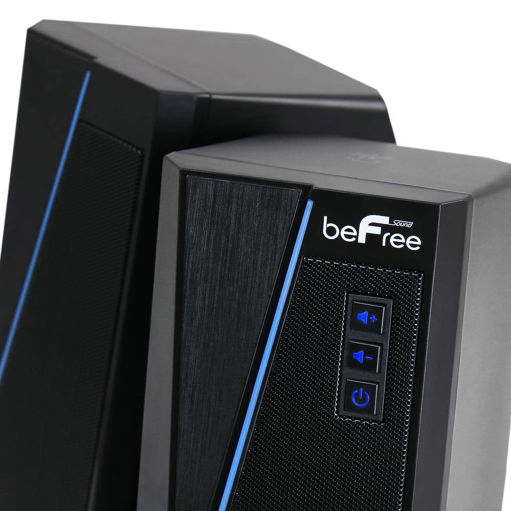 2.0 Computer Gaming Speakers with LED RGB Lights