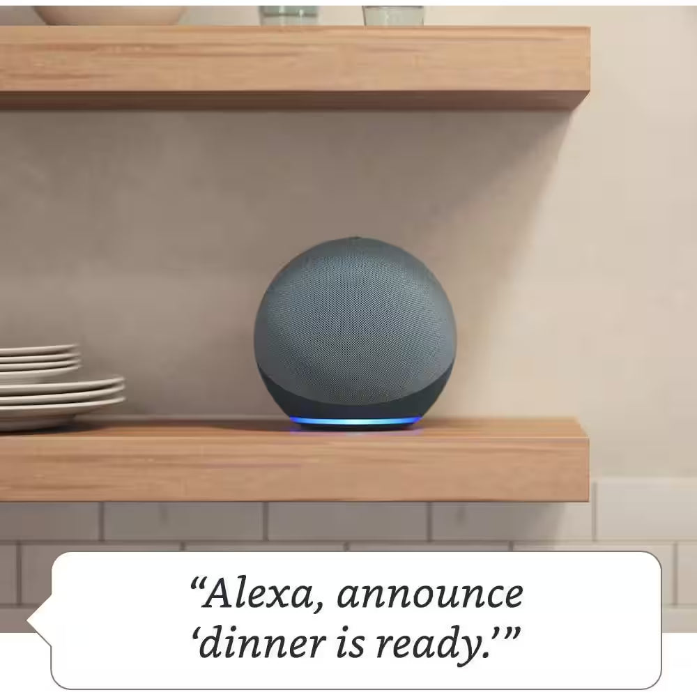 Echo (4Th Gen) with Premium Sound, Smart Home Hub, and Alexa - Twilight Blue