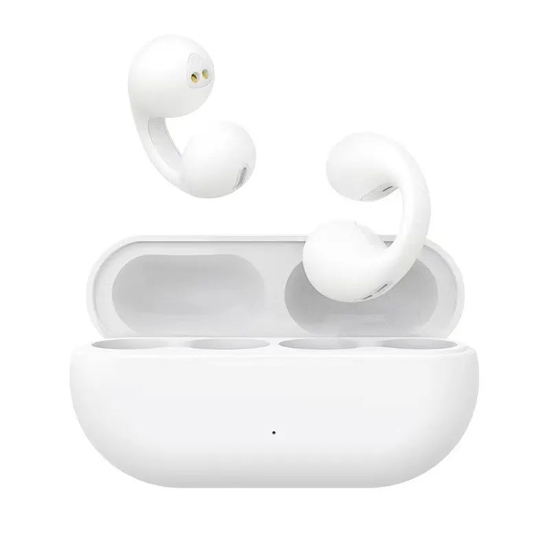 Bluetooth 5.3 Wireless Earbuds Ear Clip Bone Conduction Headphones Sport Headset