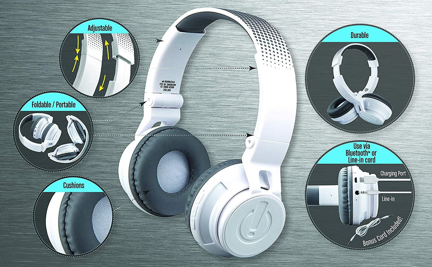 Ekids Wireless Bluetooth Kids Headphones with Microphone