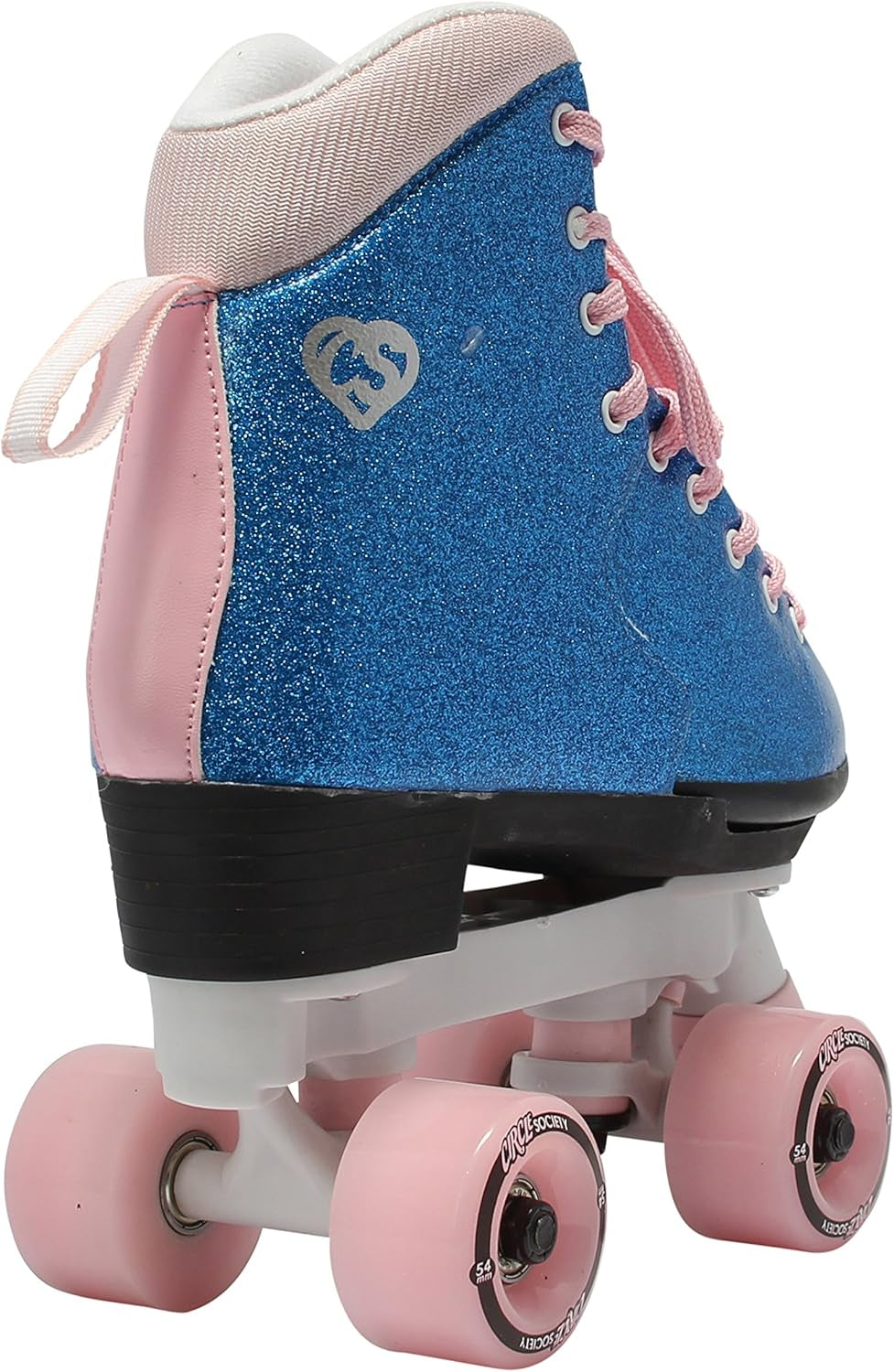 Adjustable Kids Roller Skates, Sizes 12-3 & 3-7 US, Indoor & Outdoor Roller Skates, Comfortable Lace-Up Design for Beginners, Fun Gift for Girls, Toddler Quad Skates for Youth & Teens