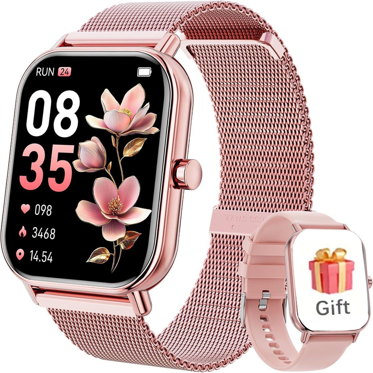 New Smartwatches Now on Sale, Featuring Message Alerts, Call Answering, Health Monitoring, Activity Tracking, Notification Reminders, and Fitness Functions.