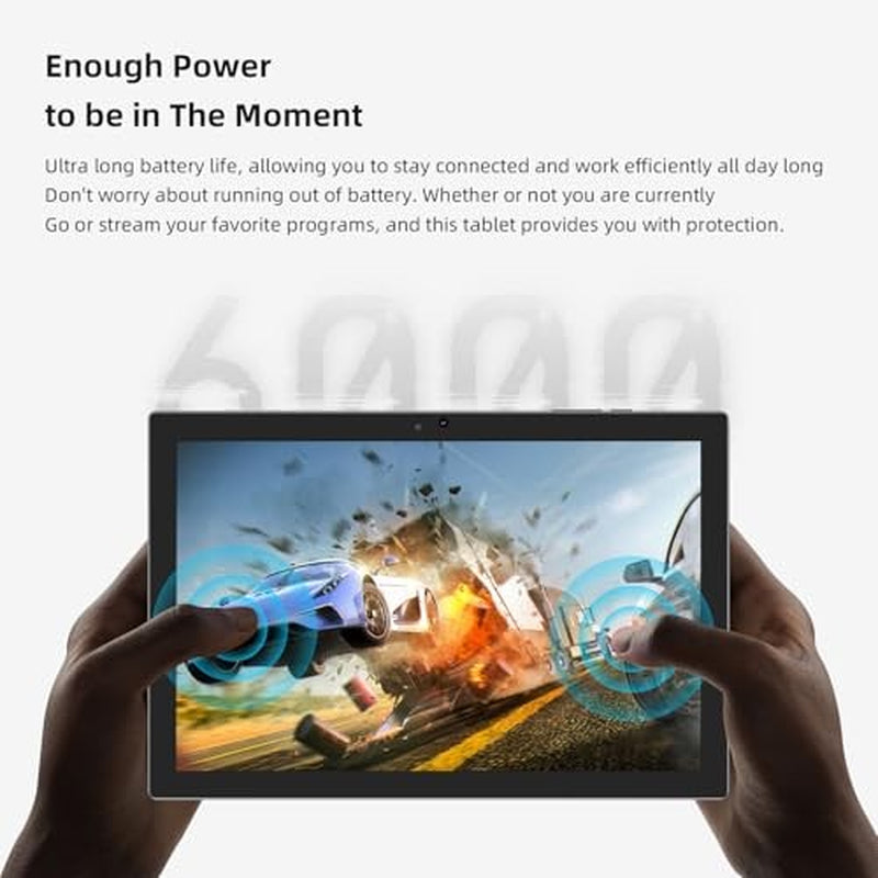 2 in 1 Tablet 10 Inch Android 14 OS Tableta, Tablets with Keyboard, Mouse,
