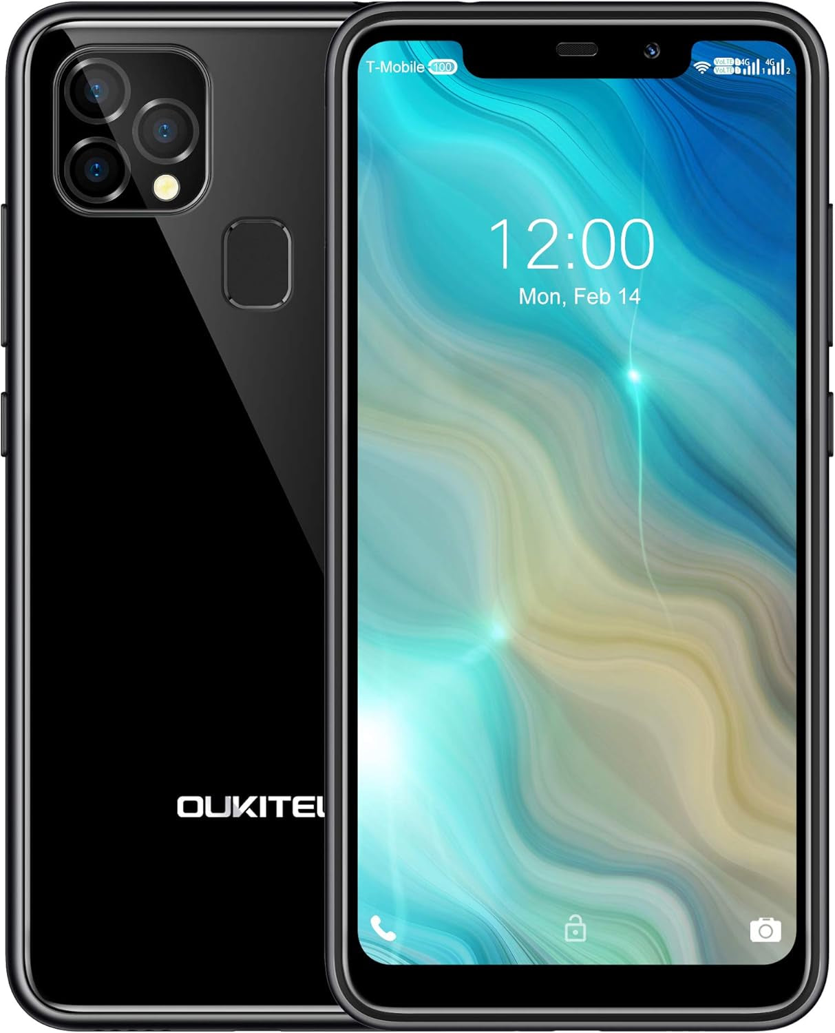 C22 Unlocked Smartphones (2021 New) 128GB/4GB Android 10 Unlocked Cell Phones with Dual Sim 256GB Expandable 5.86'' 4000Mah Face ID + Fingerprint GSM 4G LTE International Phones