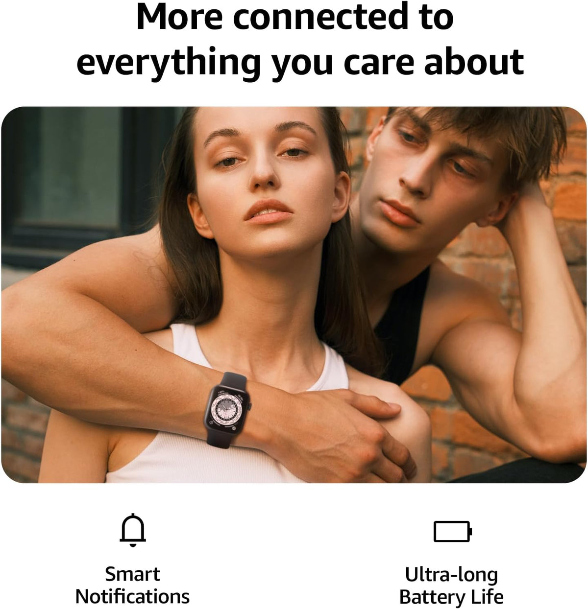 Smart Watches for Men Women, 1.85" HD Touchsreen, Bluetooth Calling, 5 ATM Water-Resistance, 140+Sports Modes, Health, Fitness & Sleep Tracker, Timer, Pedometer, Fitnesswatch for Android/Ios Black