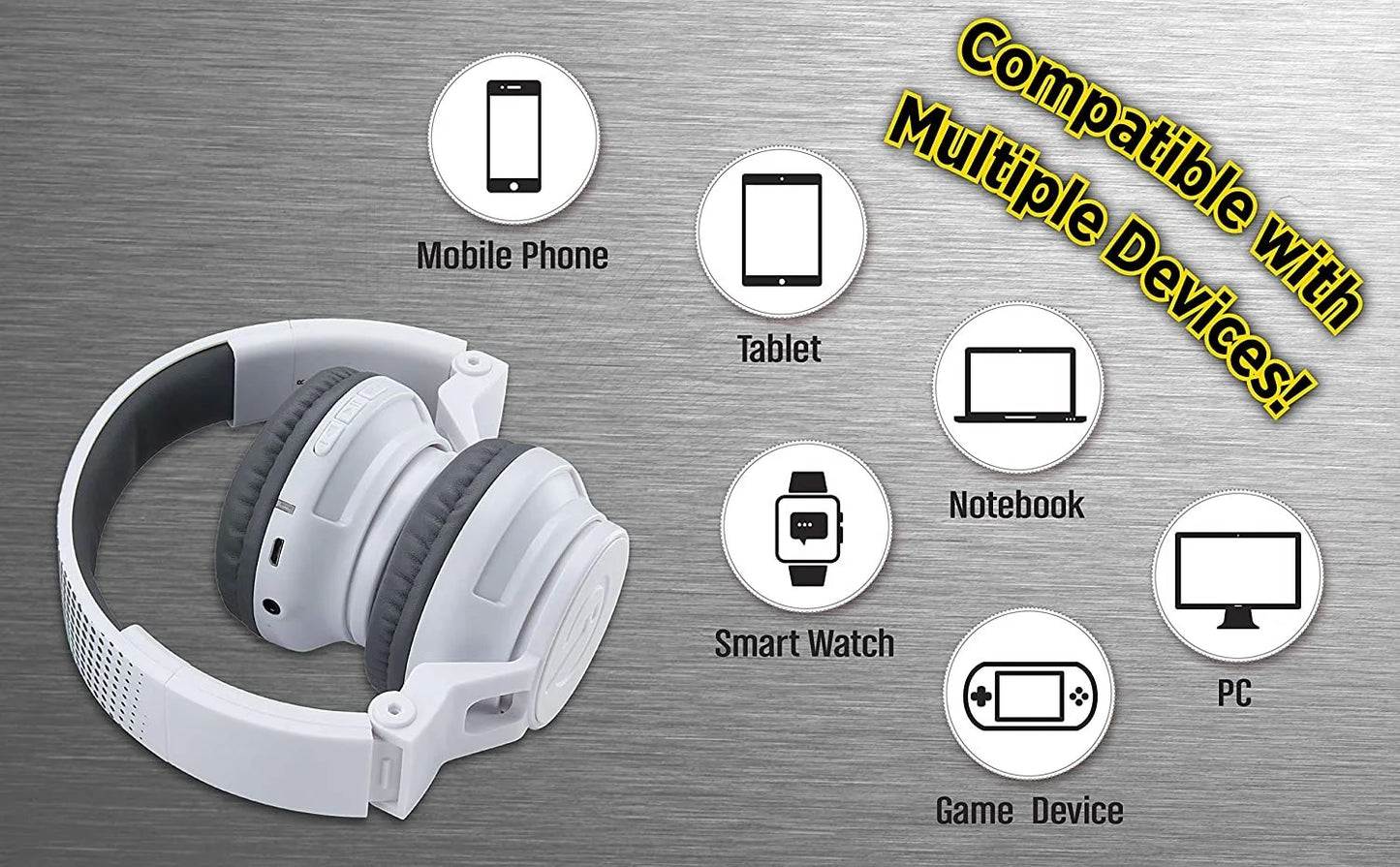 Ekids Wireless Bluetooth Kids Headphones with Microphone