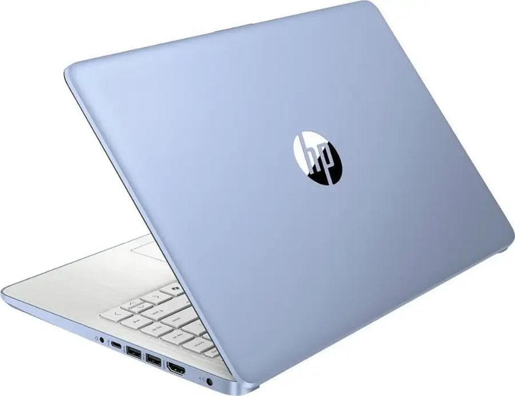HP 14" Business & Student Laptop Computer with 1-Year Office 365, Quad-Core Intel N150 Processor, 4GB RAM 640GB Storage (128GB SSD+512GB PLUSERA Docking Set), AI Copilot, Win11 Home, Sky Blue