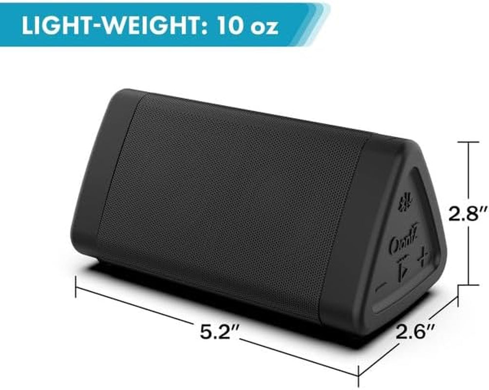 Oontz Angle 3 Bluetooth 5.4 Speaker, up to 100 Ft Wireless Range, up to 24 Hrs Playtime, Portable Small Speaker for Iphone, Android Phones, IPX5 Portable Bluetooth Speaker, Black