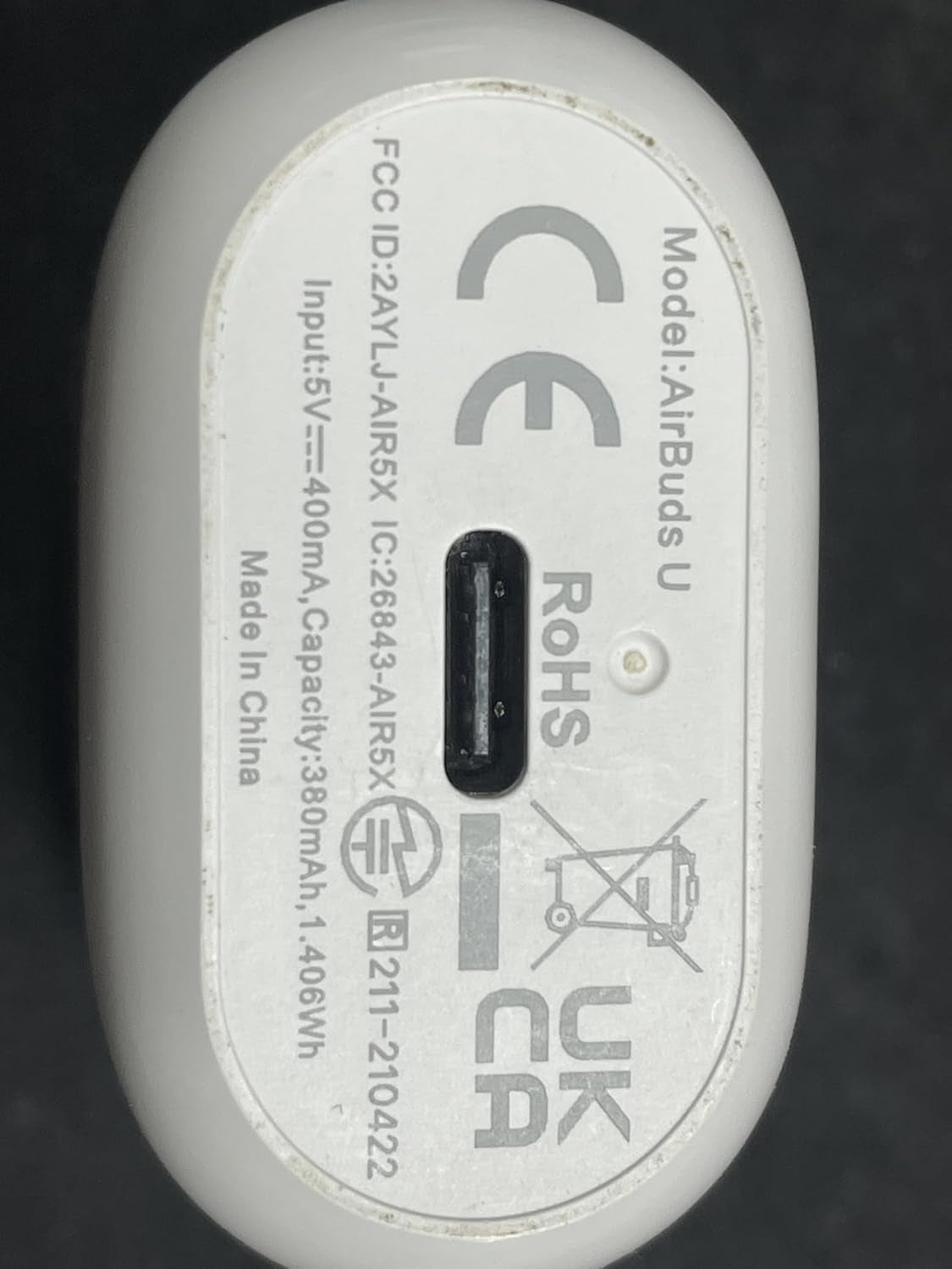 Wireless Earbuds, Airbuds U Wireless Headphones with Microphones, Bluetooth 5.1 Earphones In-Ear, Touch Control Bluetooth Earbuds, 24H Playing Time for Work, Home Office