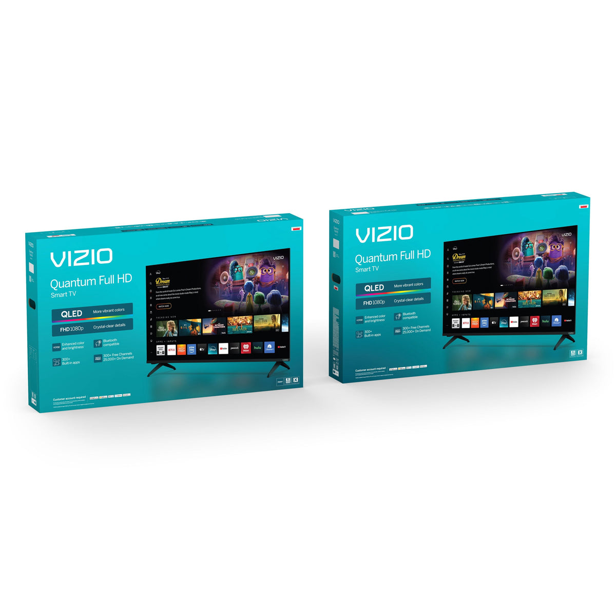 43 in Class Quantum Full HD QLED Smart TV, 1080P, VFQ43M-10