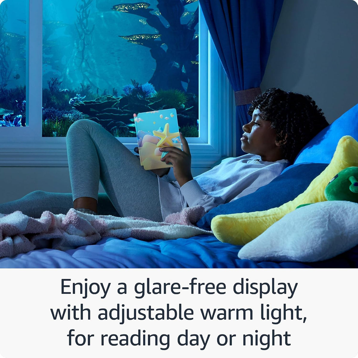 Kindle Paperwhite Kids Essentials Bundle Including All-New Kindle Paperwhite Kids (16GB) - Cyber City and Power Adapter
