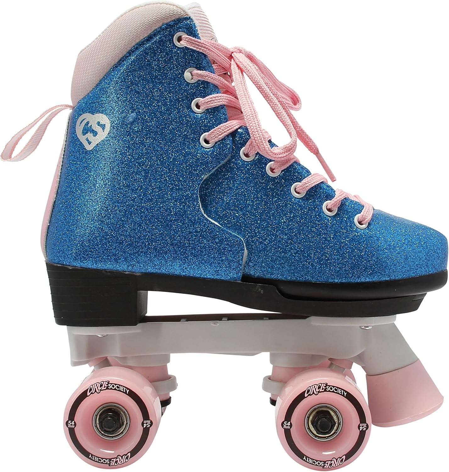 Adjustable Kids Roller Skates, Sizes 12-3 & 3-7 US, Indoor & Outdoor Roller Skates, Comfortable Lace-Up Design for Beginners, Fun Gift for Girls, Toddler Quad Skates for Youth & Teens