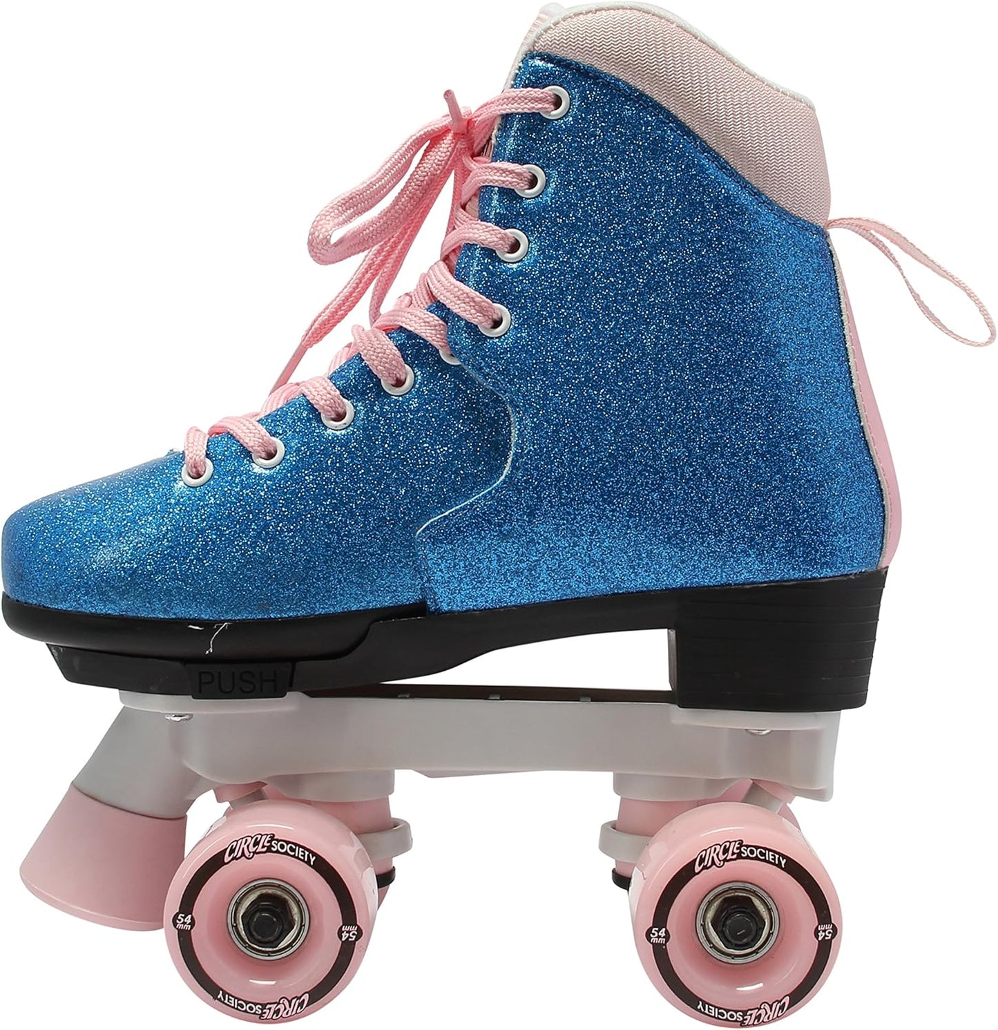 Adjustable Kids Roller Skates, Sizes 12-3 & 3-7 US, Indoor & Outdoor Roller Skates, Comfortable Lace-Up Design for Beginners, Fun Gift for Girls, Toddler Quad Skates for Youth & Teens