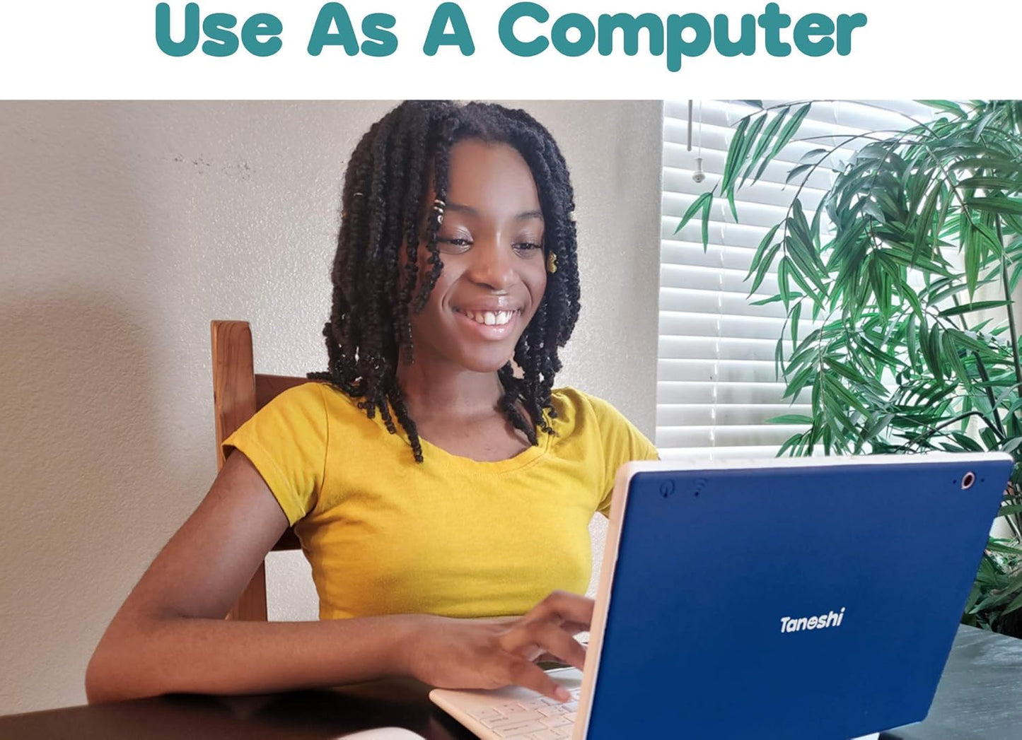 Scholar Kids Computer a Kids Laptop for Ages 6-12, 10.1" HD Touchscreen Display (Purple)