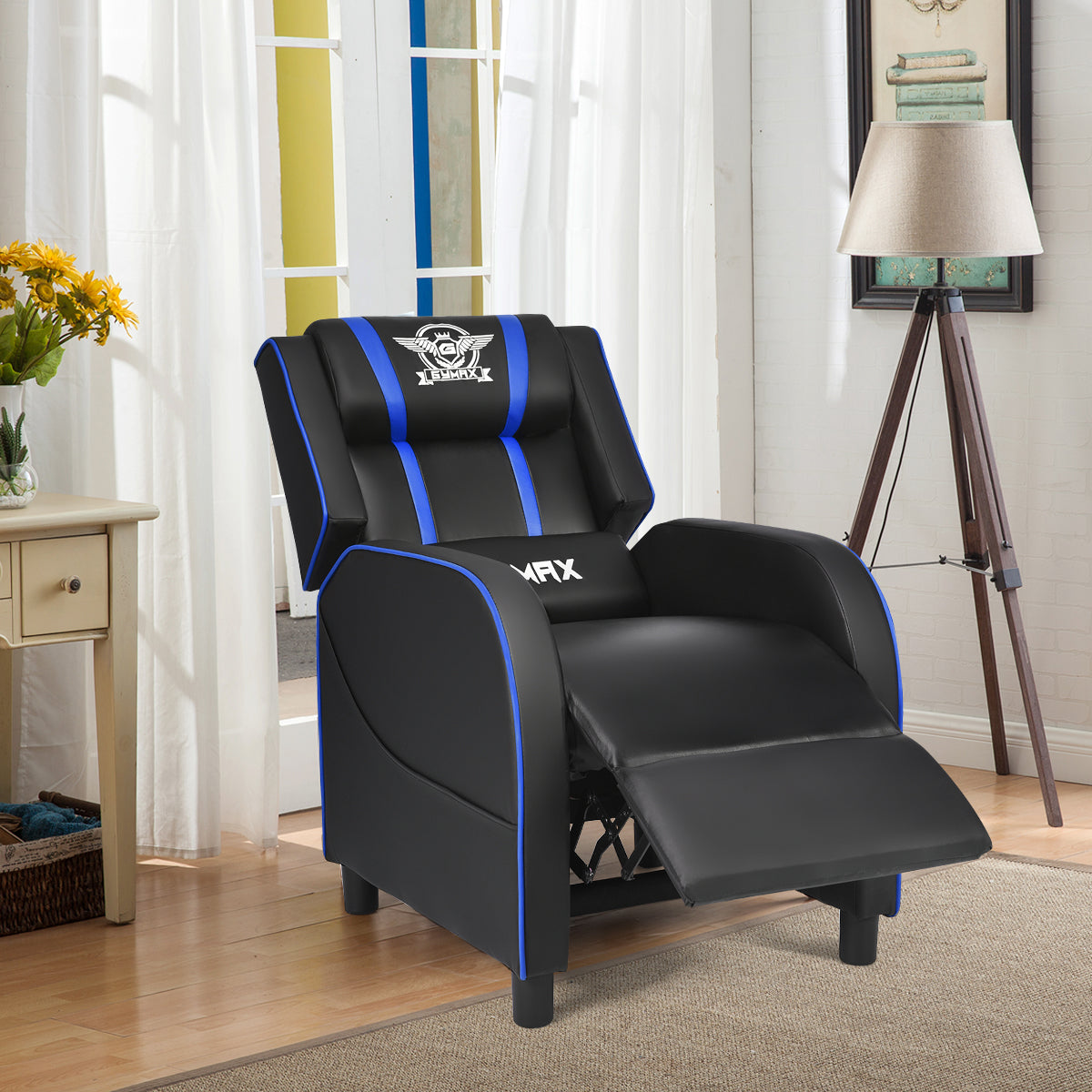 Massage Gaming Recliner Chair Racing Single Lounge Sofa Home Theater Seat