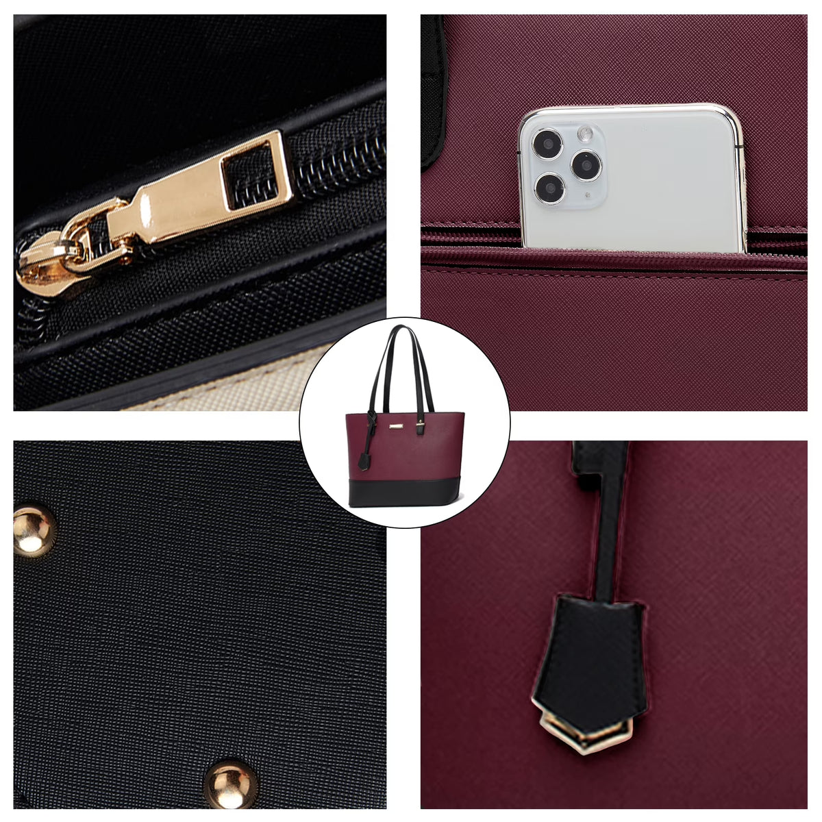 Satchel Purses and Handbags for Women Shoulder Tote Bags Wallets