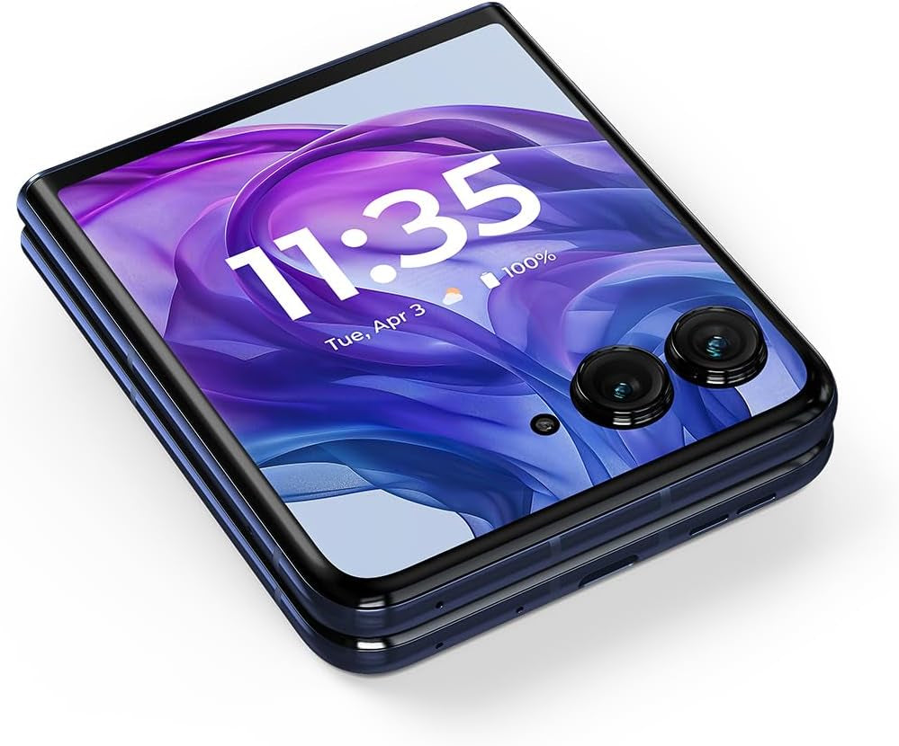 Motorola Razr+ | 2024 | Unlocked | Made for US 12/256 | 50MP Camera | Midnight Blue