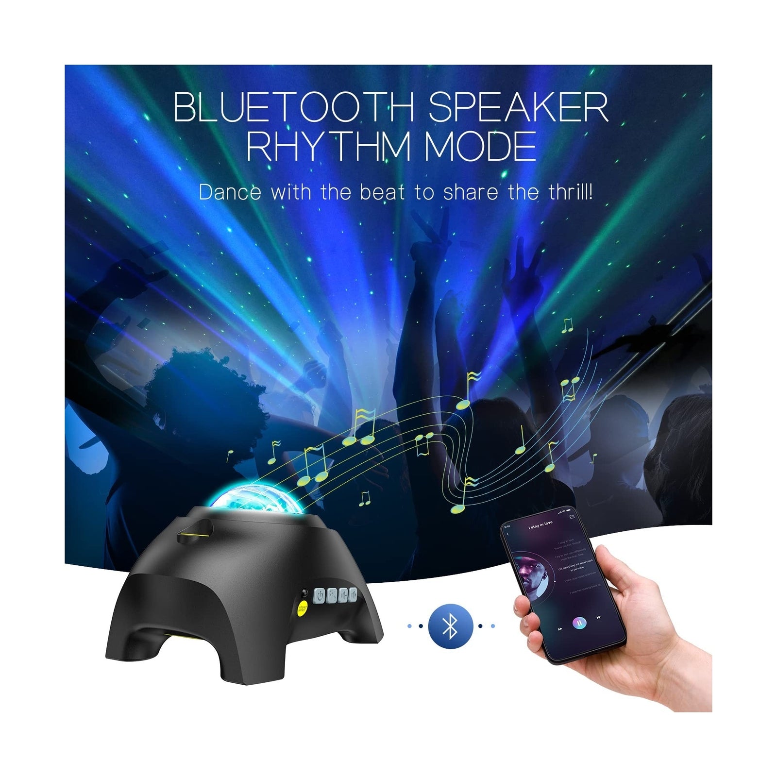 Northern Galaxy Light Aurora Projector with 33 Light Effects, Night Lights LE...