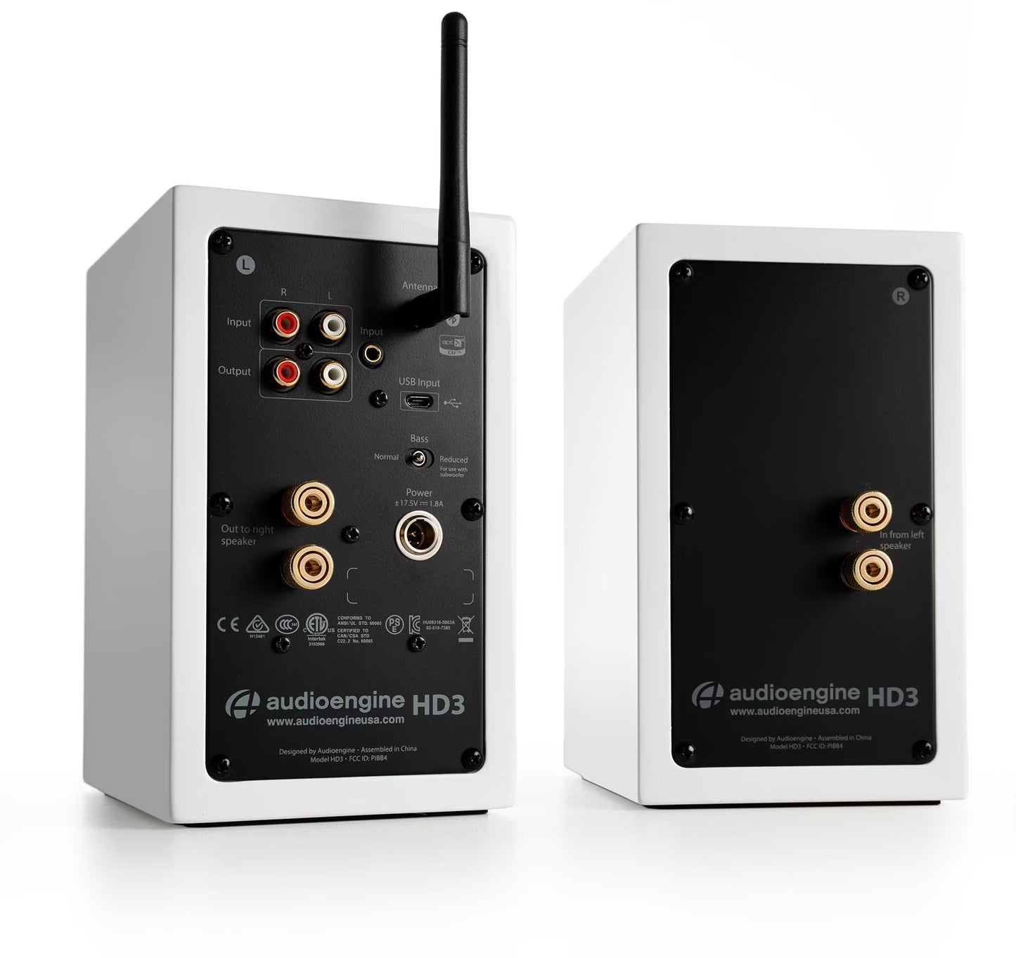 HD3 60W Wireless Bluetooth Stereo System with Aptx-Hd - White