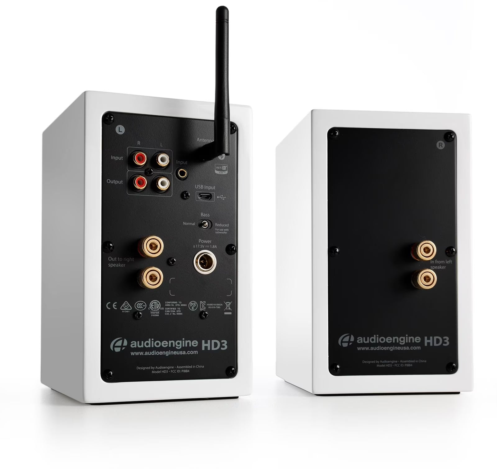 HD3 60W Wireless Bluetooth Stereo System with Aptx-Hd - White