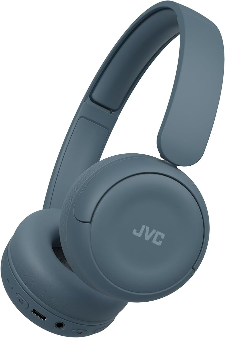 Wireless Headphones with 50H Battery Life, Soft Cushions, Foldable Design, Bluetooth 5.3, Multipoint Connection, App EQ, Built-In Mic – Retro Blue - HAS59WA