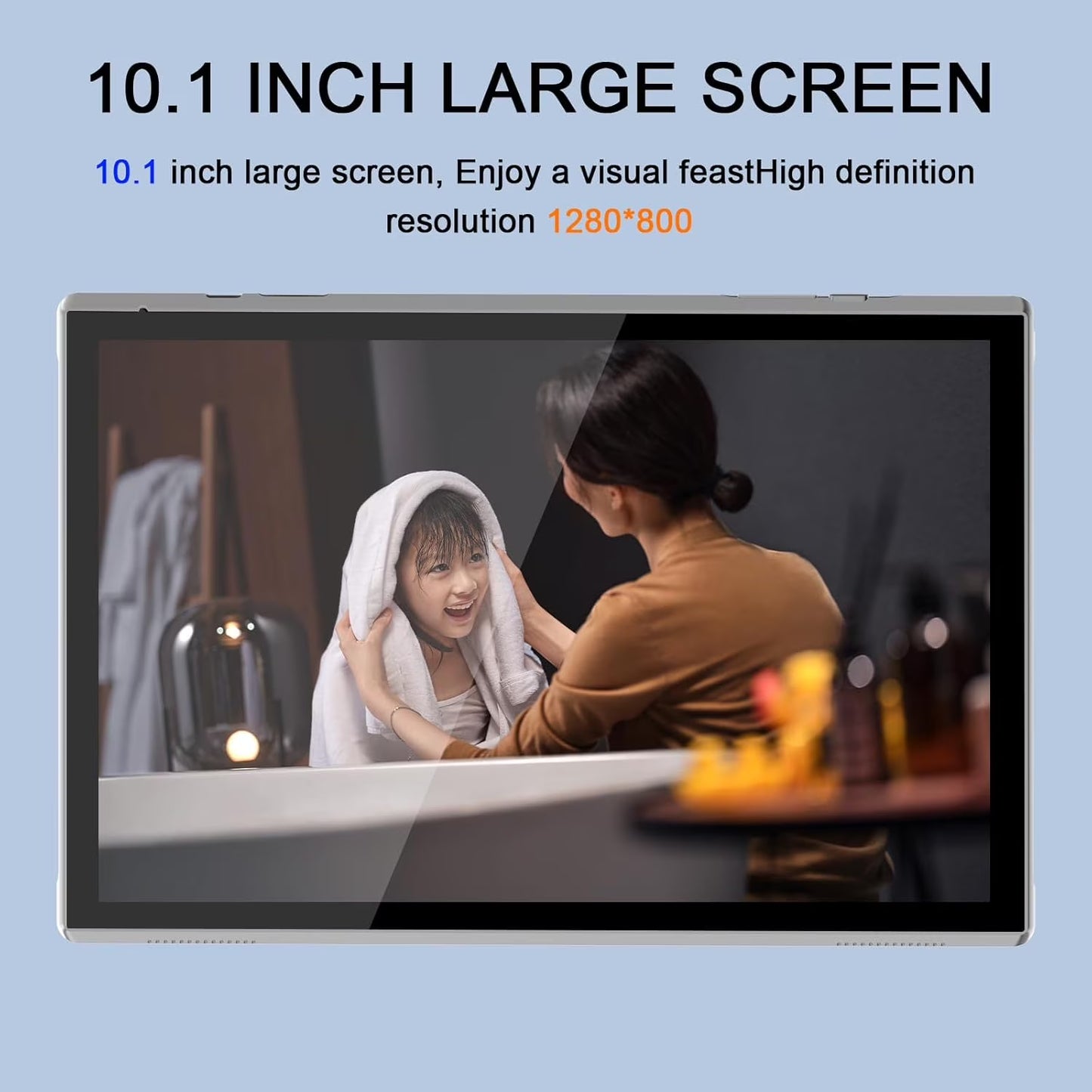 Android 14 Tablet, 10 Inch 2 in 1 Tablets with Keyboard, Mouse, Case, Stylus, 32GB ROM+6GB RAM/1TB Expendable, 8MP Cameras, 1.8Ghz Quad-Core Processor, 6000Mah Battery, 1280*800 FHD 10'' Tablet