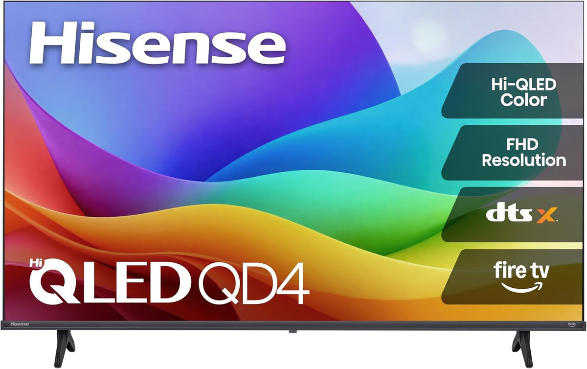 40-Inch Class QD4 Series Hi-Qled FHD Smart Fire TV (40QD4QF) - Quantum Dot Color, DTS Virtual: X, Alexa Built In, Slim Bezel Design