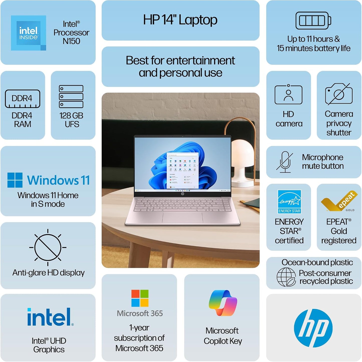 2026 Ultrabook Laptop for Students & Home, 8GB RAM 256GB SSD