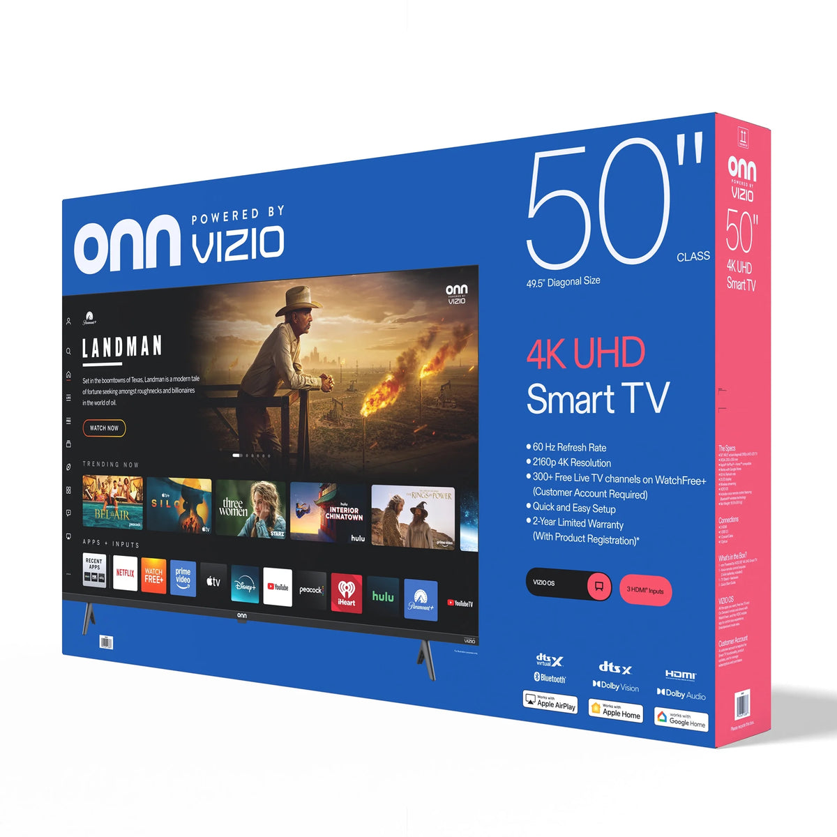 50 in Class 4K UHD Smart Television Powered by VIZIO OS, 50S4V1