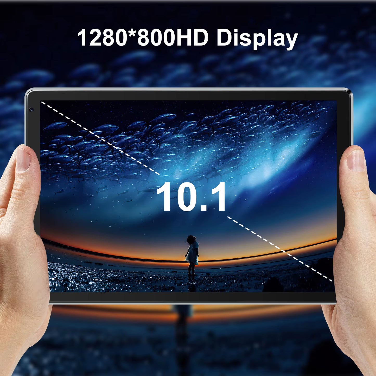 OC101 10.1 Inch Tablet Octa-Core Processor 8GB RAM 128GB ROM 1TB TF Card Expandable Android 13 Tablets HD Touchscreen PC PAD