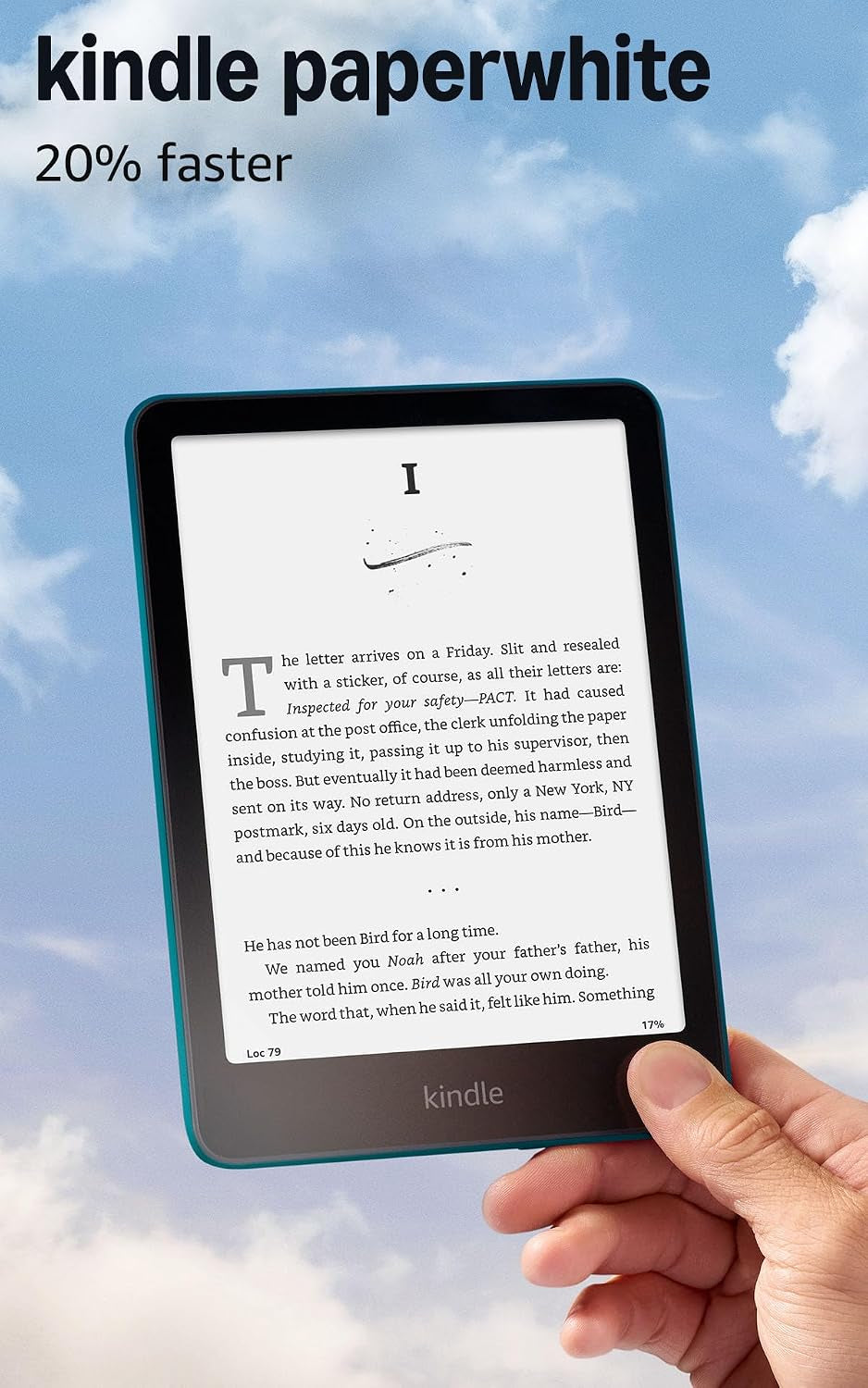 Kindle Paperwhite 16GB (2024 Model) – 7" Glare-Free Display and Weeks of Battery Life – Jade