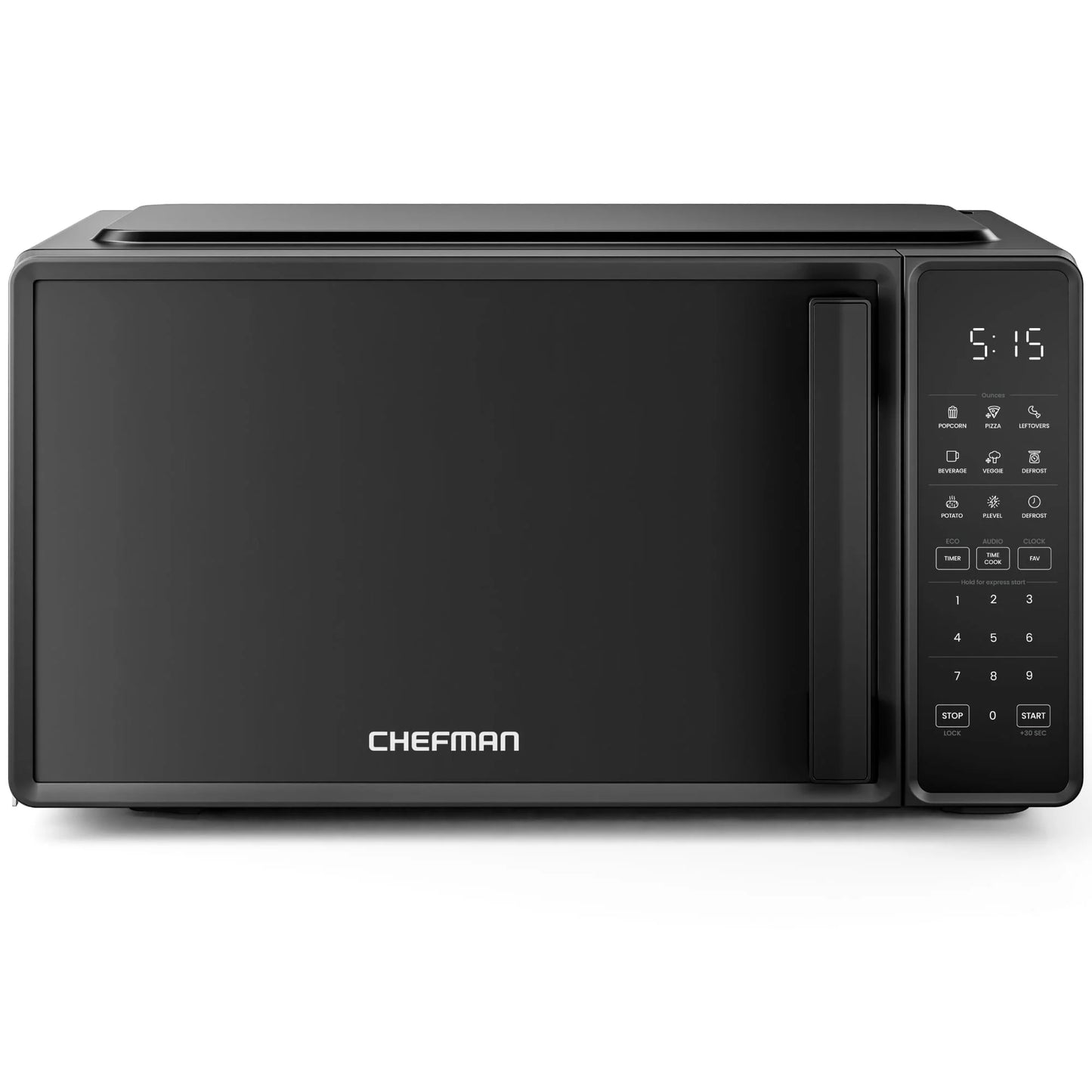 Countertop Microwave Oven 0.9 Cu. Ft., 900 Watts with 6 Presets and 10 Power Levels - Black