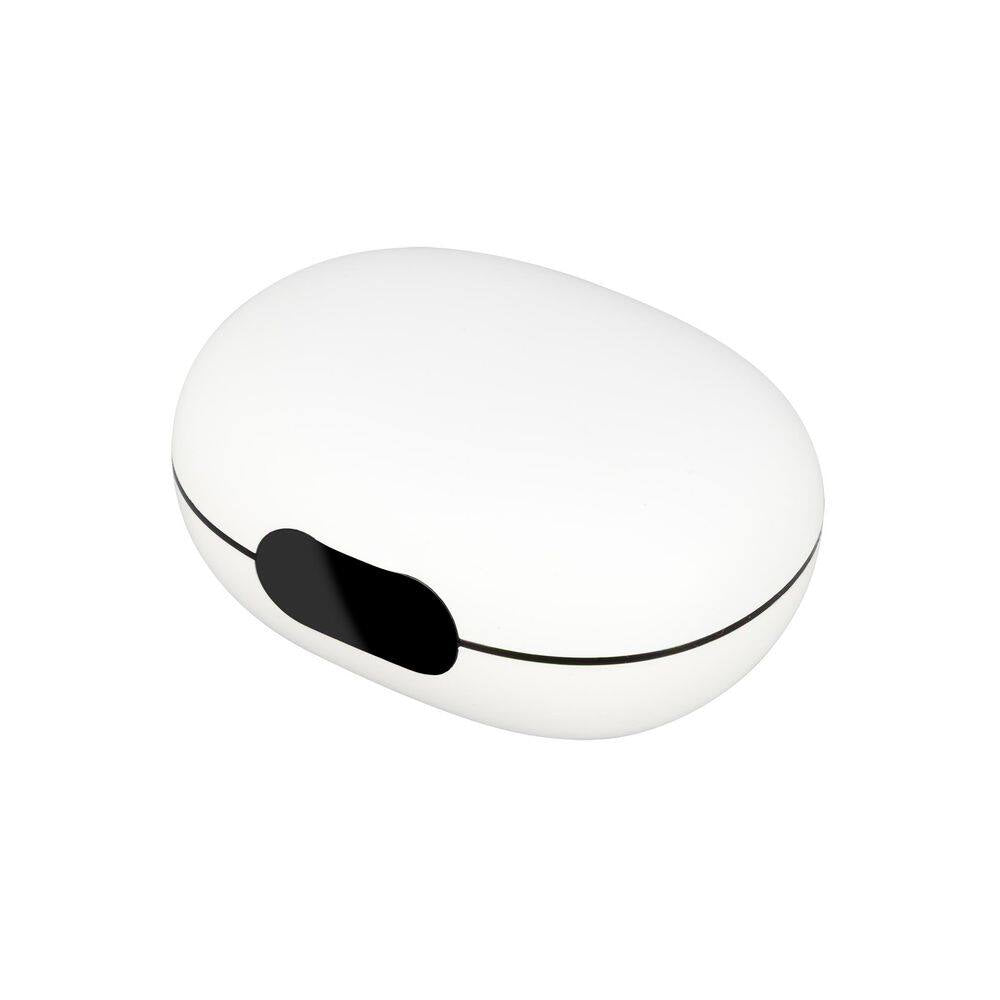 White Truly Wireless Bluetooth Open Ear Clip, Supports Siri and Google Assistants, Sweatproof Earbud and In-Ear