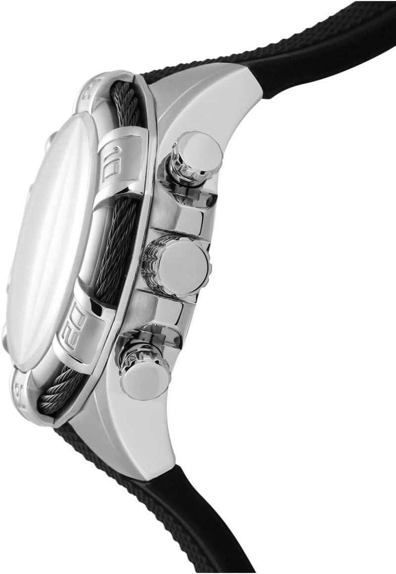 Men'S 24691 Bolt Analog Display Quartz Black Watch