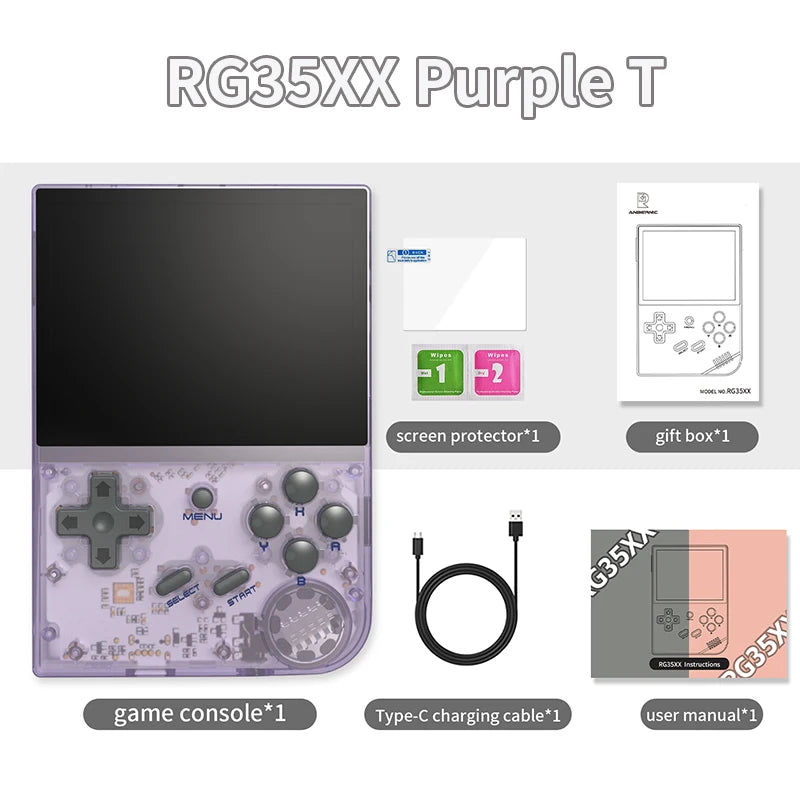 RG35XXSP Portable Flip Retro Handheld Game Console 3.5 Inch IPS Screen Linux System 3300Mah Supports 5G Wifi Bluetooth