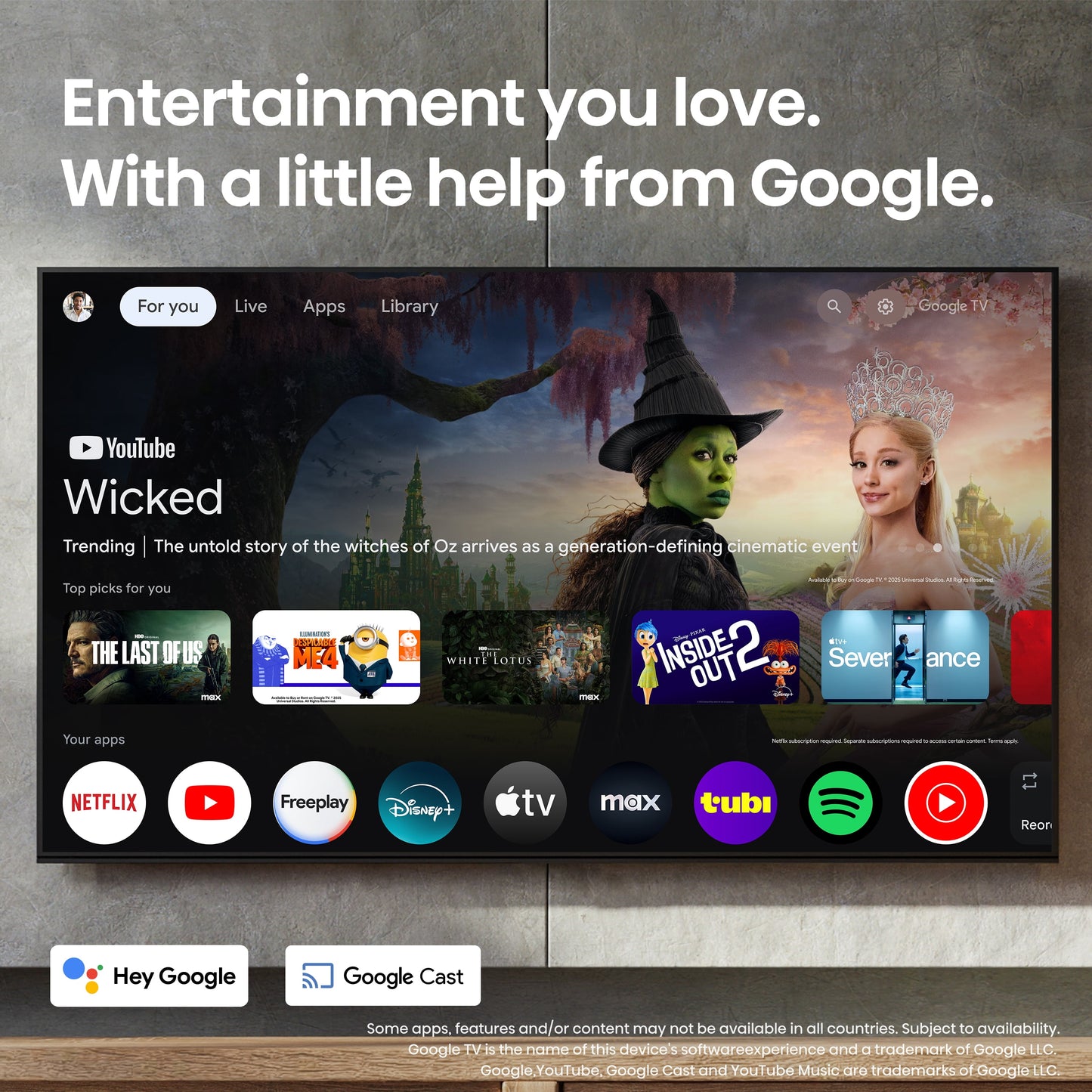 65" M7 Series Mini-Led QLED 4K UHD Google Smart TV (65M7SG, 2026 Model) - Mini LED, Hi - QLED, Dolby Vision, HDR10+, Built-In Subwoofer, Game Mode Pro, AI Smooth Motion, Google Assistant