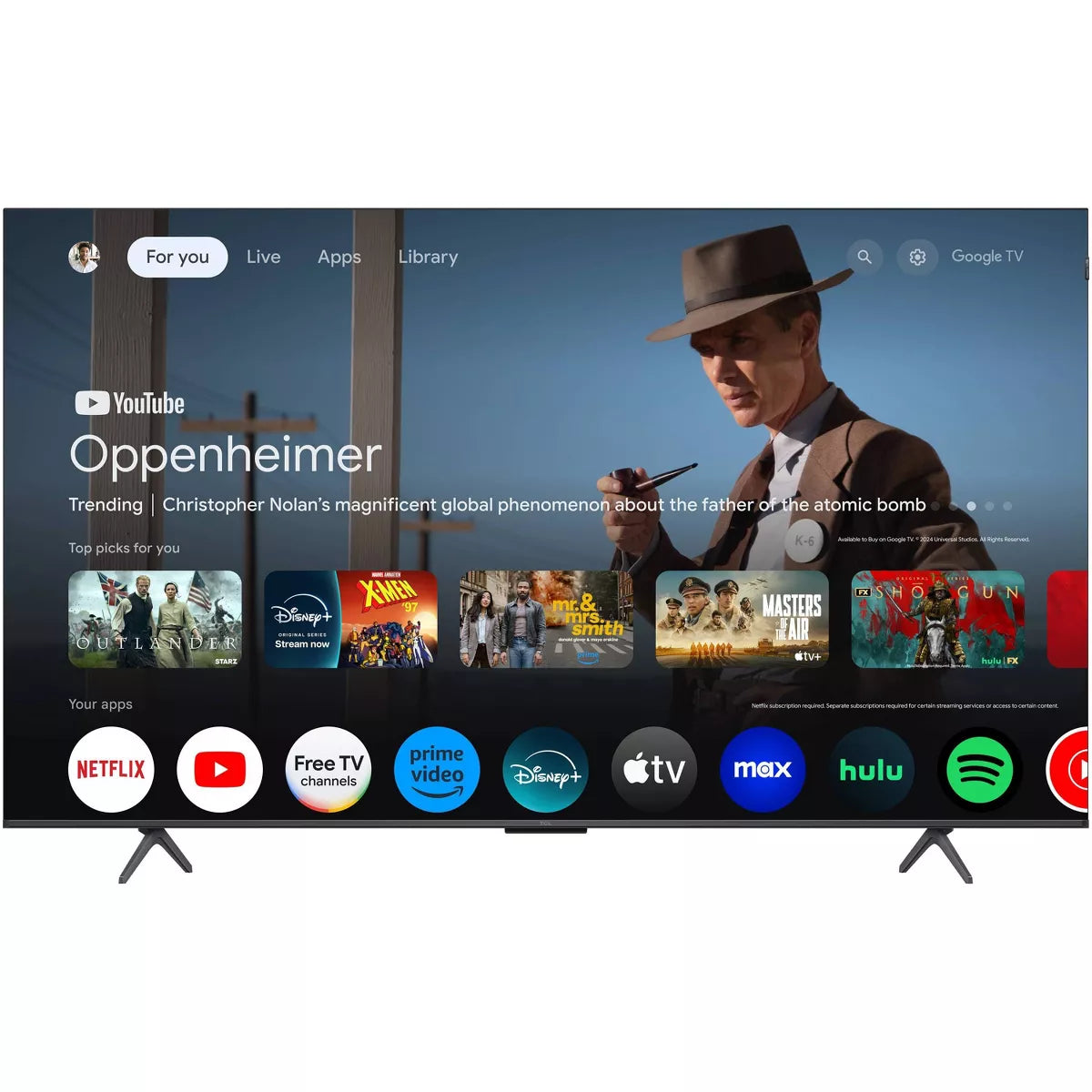 TCL Class Q6-Series 4K UHD HDR QLED Smart Google TV