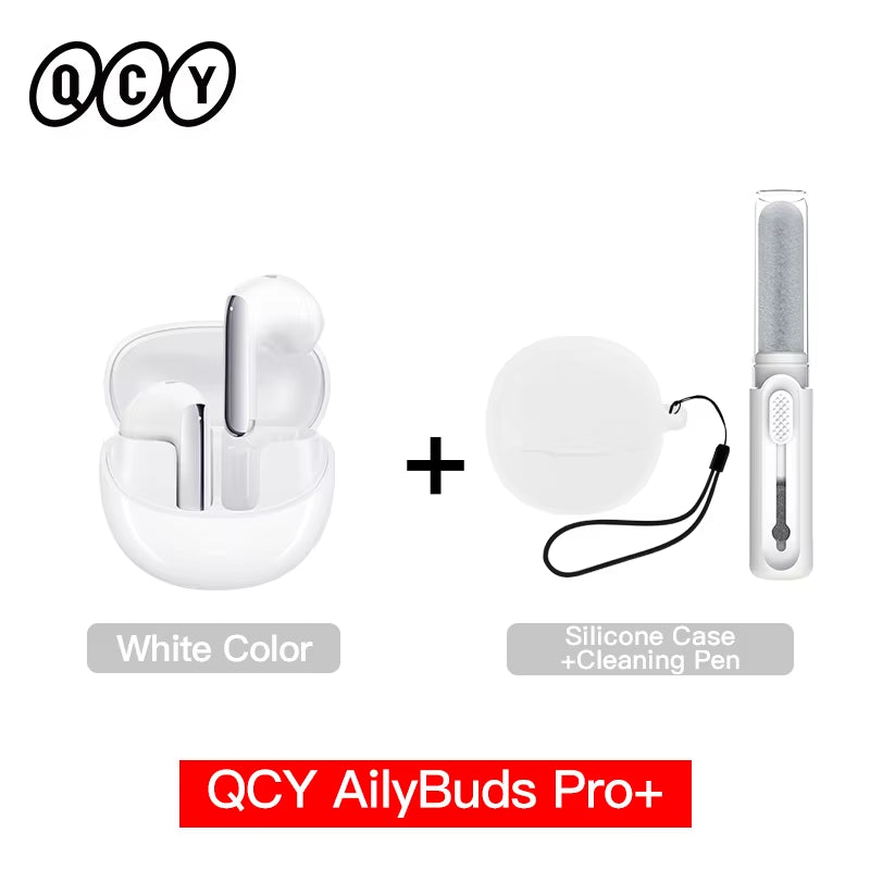 HT10 Ailybuds Pro+ ANC Wireless Earphones Hi-Res Audio with LDAC 6 Mic AI HD Call Headset Bluetooth 5.3 Dual Connect Earbuds