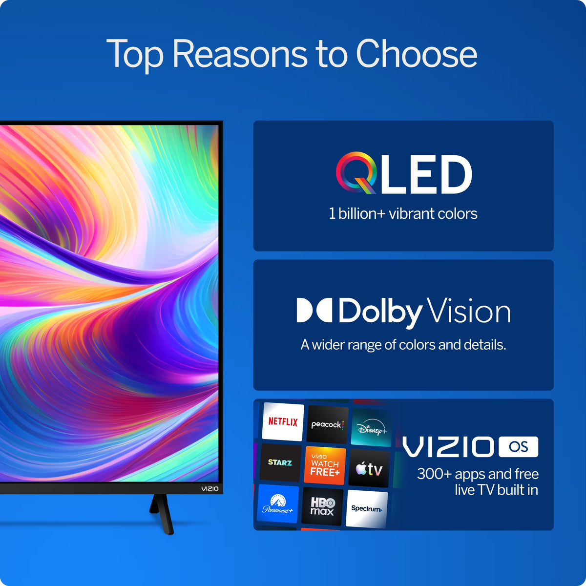 50 in Class Quantum 4K QLED HDR Smart TV (VQD50R-10)
