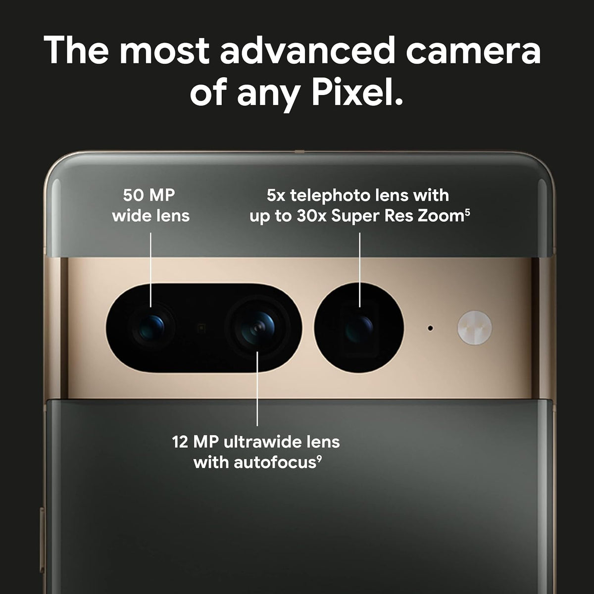 Google Pixel 7 Pro - 5G Android Phone - Unlocked Smartphone with Telephoto , Wide Angle Lens, and 24-Hour Battery - 256GB - Hazel