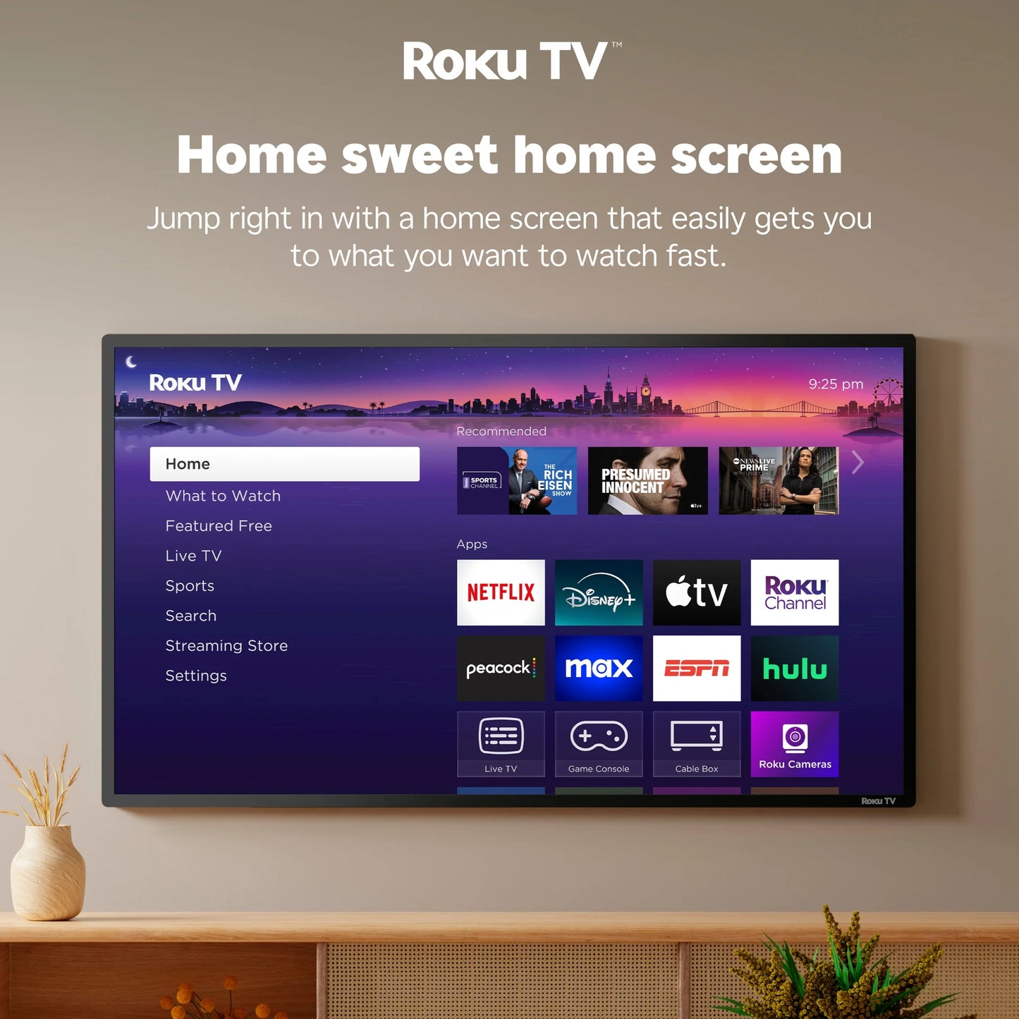 58" Class 4K UHD LED LCD Roku Smart TV HDR R6 Series 58R6E