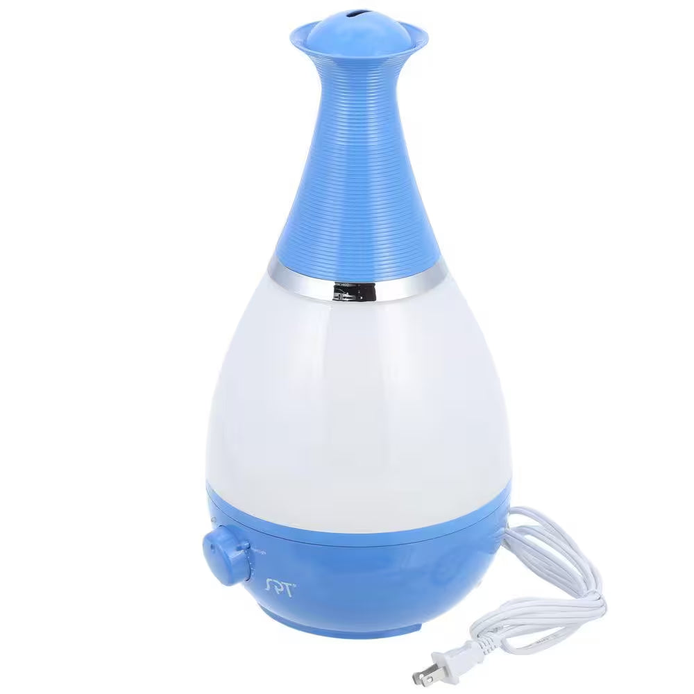Ultrasonic Humidifier with Fragrance Diffuser - Blue