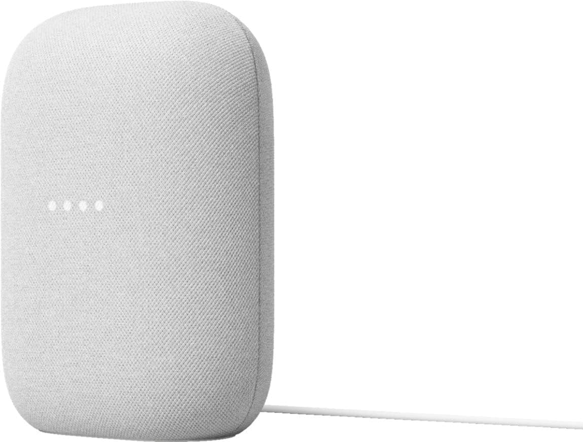 Google Nest Audio (3-Pack) Smart Speakers – Multi-Room Wireless Home Speaker Bundle with Bluetooth, Wi-Fi, Assistant, Stereo Sound, Voice Control & Smart Home Integration