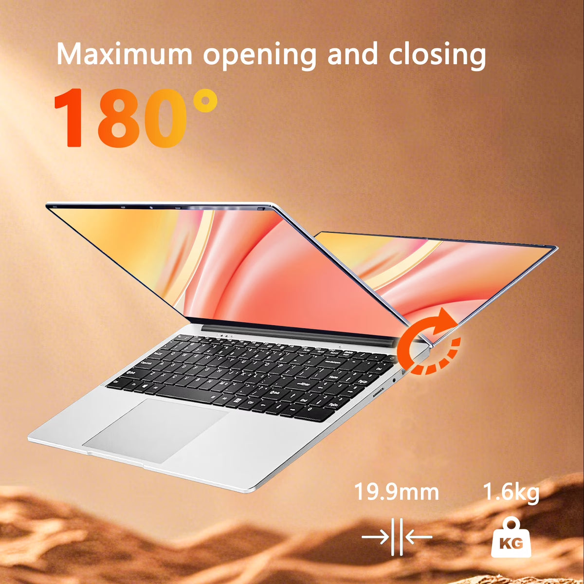 14.1" Laptop Computer, 6GB RAM 128GB SSD, Intel N3450 , HD Display, Windows 11 , Wifi5 BT5.0, Laptop for Business, Student, Office