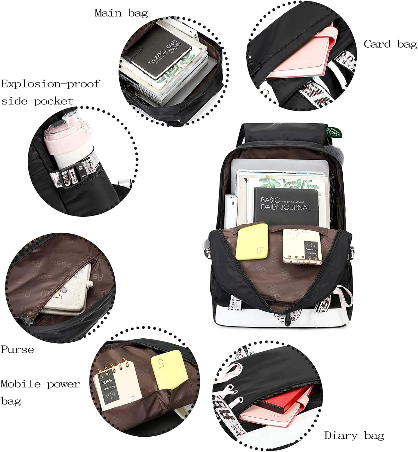 Backpacks for Girls Kids Backpack for School Bookbag for Women Children Back Pack