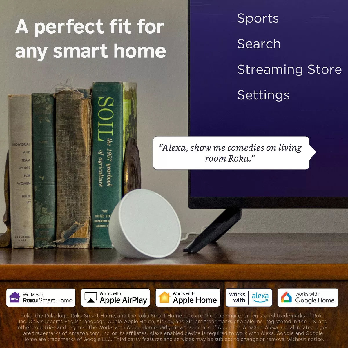 Roku 32" Select Series 720P HD Smart Roku TV with Roku TV Remote
