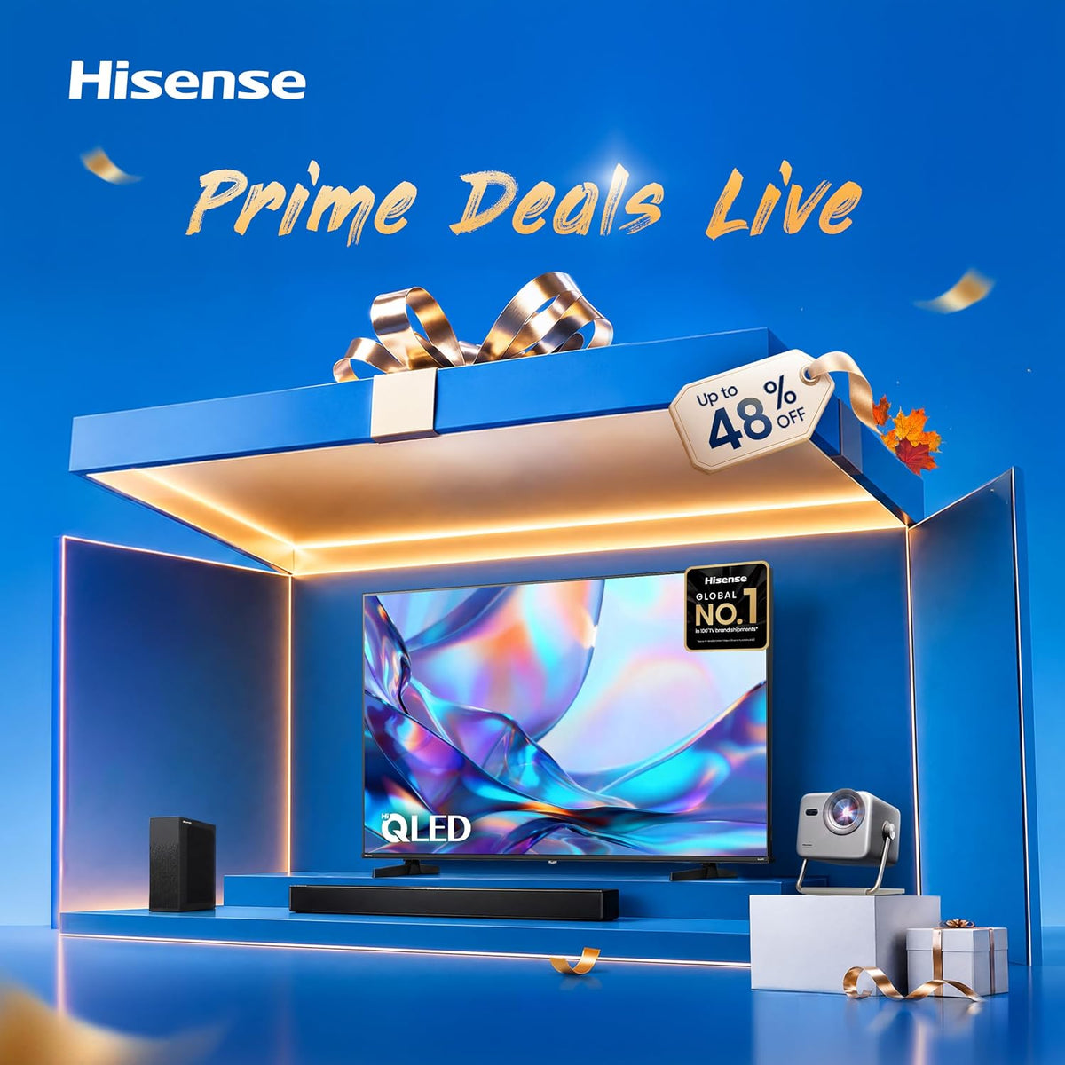 40-Inch Class QD4 Series Hi-Qled FHD Smart Fire TV (40QD4QF) - Quantum Dot Color, DTS Virtual: X, Alexa Built In, Slim Bezel Design
