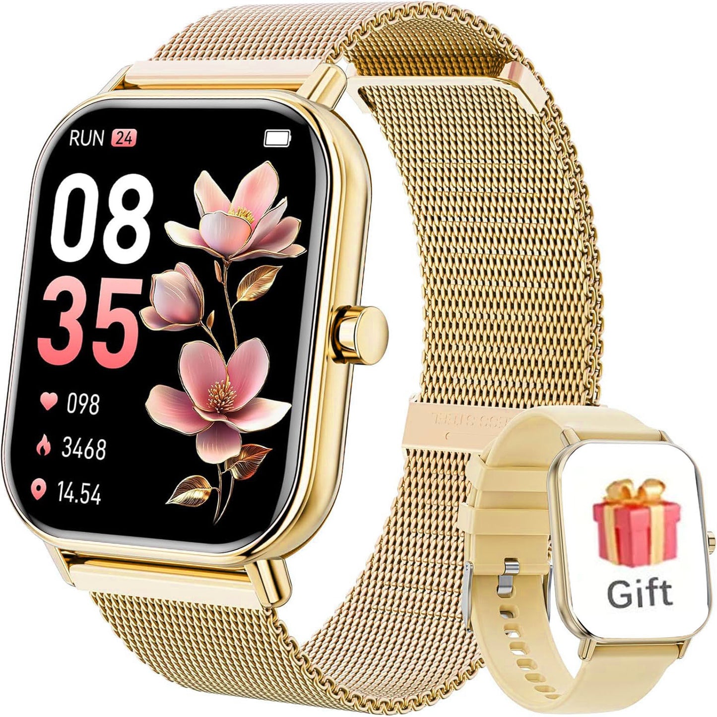 New Smartwatches Now on Sale, Featuring Message Alerts, Call Answering, Health Monitoring, Activity Tracking, Notification Reminders, and Fitness Functions.