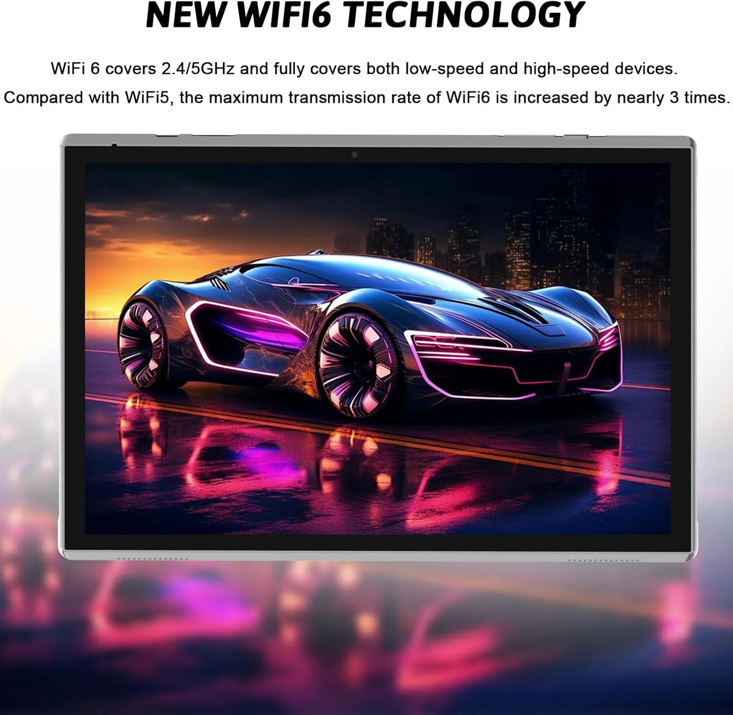 Android 14 Tablet, 10 Inch 2 in 1 Tablets with Keyboard, Mouse, Case, Stylus, 32GB ROM+6GB RAM/1TB Expendable, 8MP Cameras, 1.8Ghz Quad-Core Processor, 6000Mah Battery, 1280*800 FHD 10'' Tablet